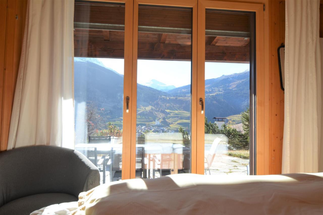 Villa Haus Schwarz Savognin Esterno foto